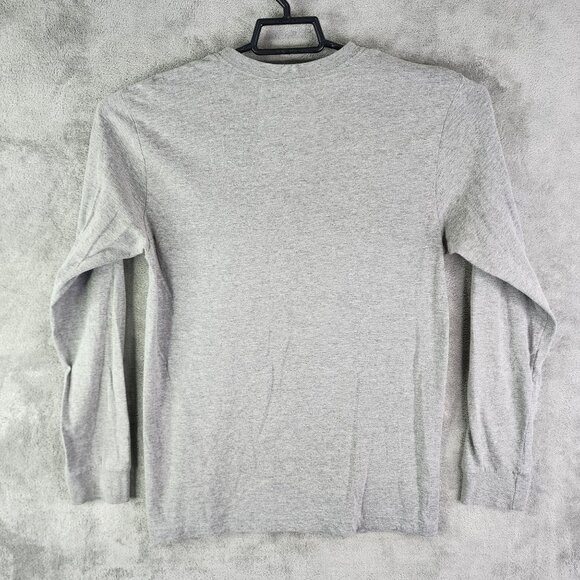 Men's Gray Nike Oklahoma University Shirt Long Sleeve Regular Fit Crew Neck S - Picture 7 of 10